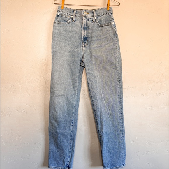 Madewell The Perfect Vintage Straight Crop Jean in Montville Sz 26 - Picture 2 of 9